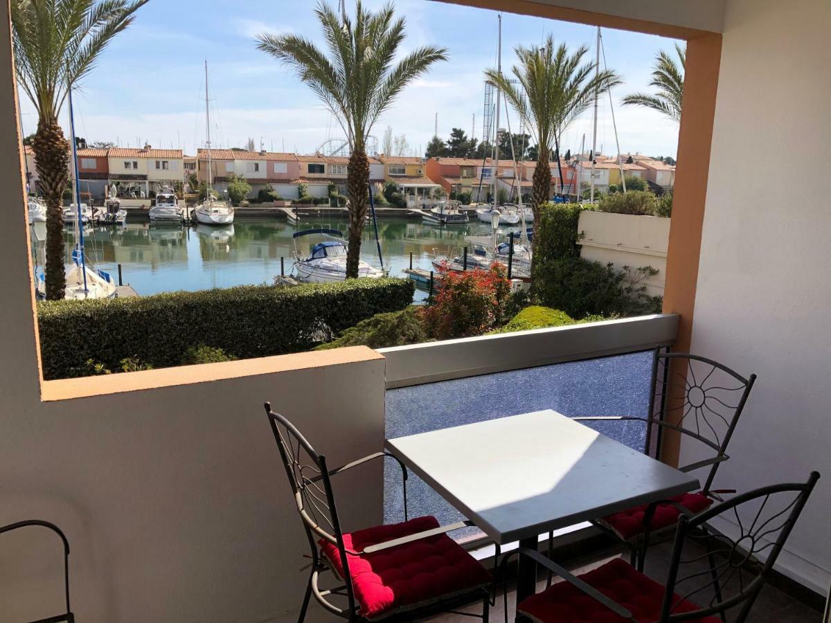 Cap Capistol Studio Le Cap D'Agde Vue Port Exterior foto