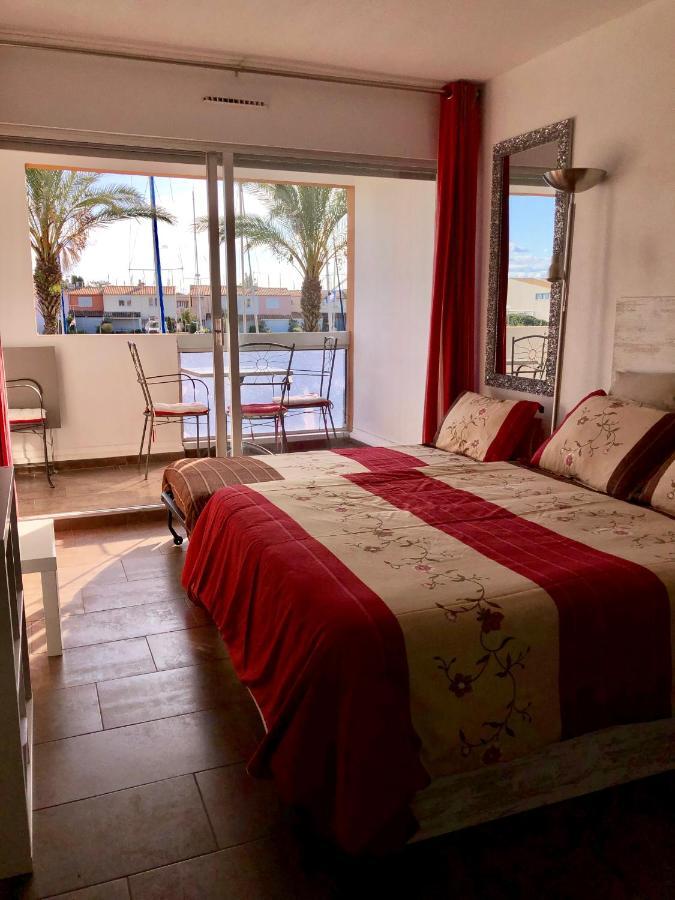 Cap Capistol Studio Le Cap D'Agde Vue Port Exterior foto